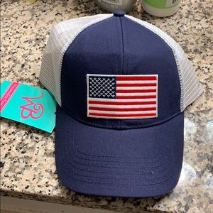 American flag cap